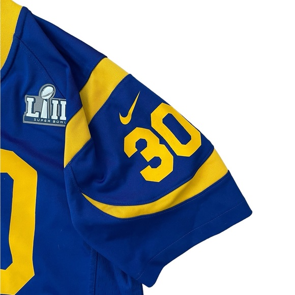 st louis los angeles rams todd gurley super bowl nike nfl football jersey shirt - Picture 3 of 9